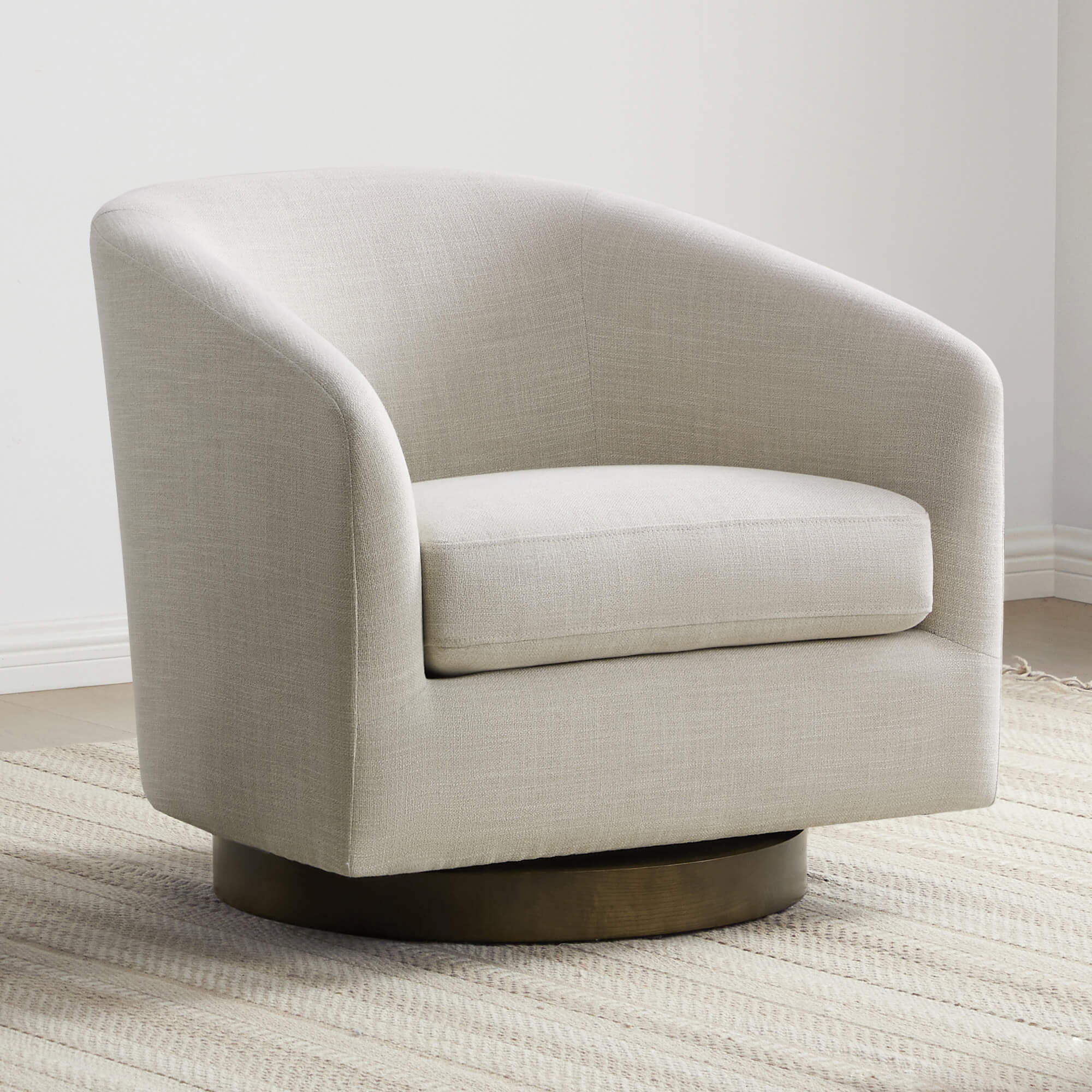 Ensemble salon | Fauteuil d'appoint Wren (lot de 2) et pouf cube
