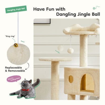 Arbre à chat Betty Cat Griffoir Tower Tree Pet Palace Cat Palace