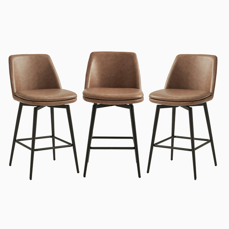 Tabouret de bar et de comptoir pivotant Eli