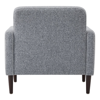 CHITA LIVING-Lucas Mid-Century Accent Chair--Fabric-Grey (Multi-Colored)-