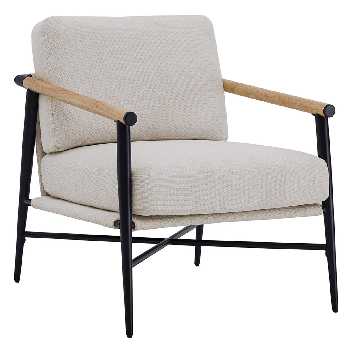 CHITA LIVING-Charlotte Modern Accent Chair-Accent Chair-Fabric-Beige-