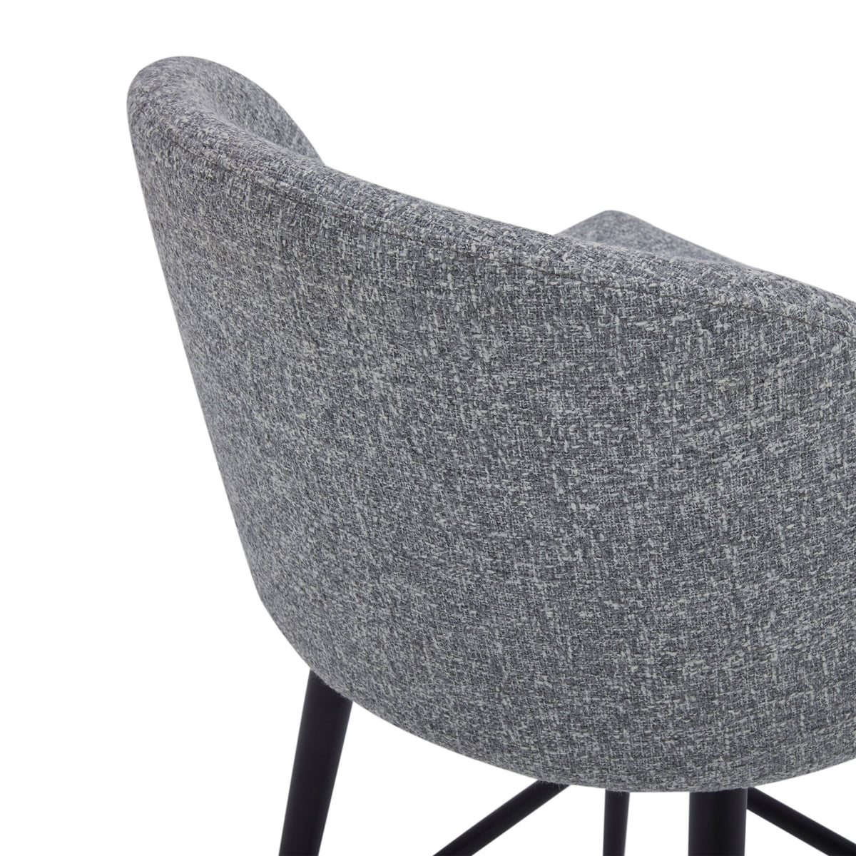 CHITA LIVING-Nova Swivel Counter Stool-Counter Stools-Fabric-Gray (Multi-colored)-Set of 3