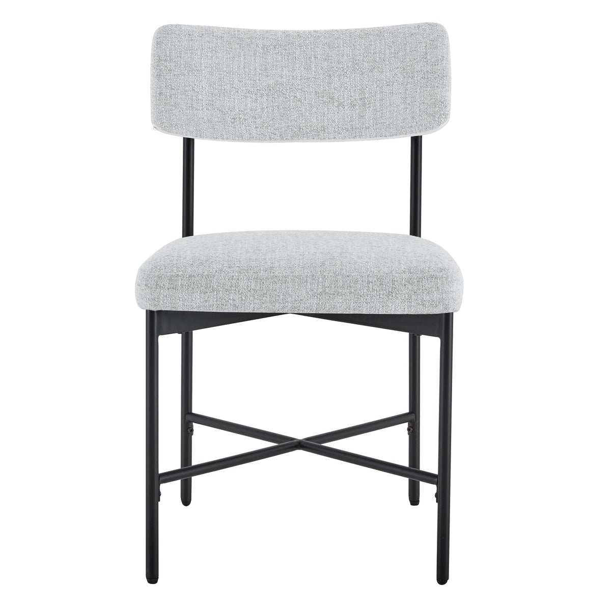 CHITA LIVING-Lovy Dining Chair (Set of 2)-Dining Chairs-Fabric-White (Multi-colored)-