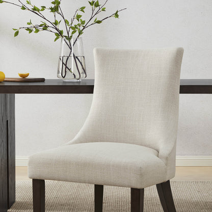 CHITA LIVING-Mia Romantic Dining Chair (Set of 2)-Dining Chairs-Performance Fabric-Linen-