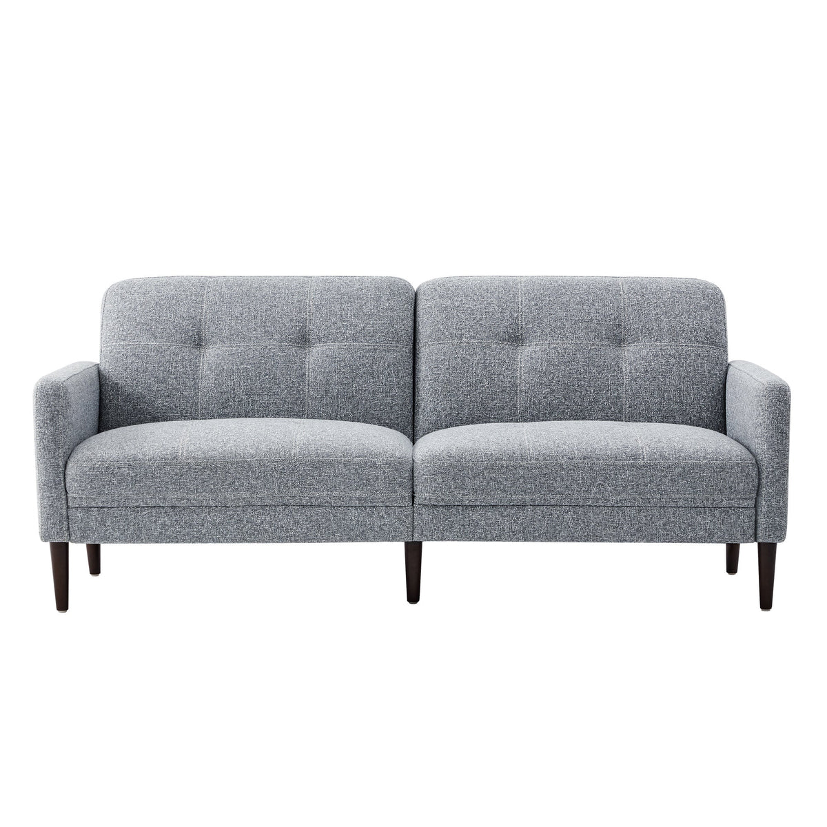 CHITA LIVING-Lucas Mid-Century Sofa (73")-Sofas-Fabric-Gray (Multi-Colored)-